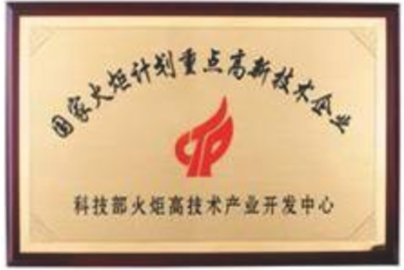 國家火炬計(jì)劃重點(diǎn)高新技術(shù)企業(yè)