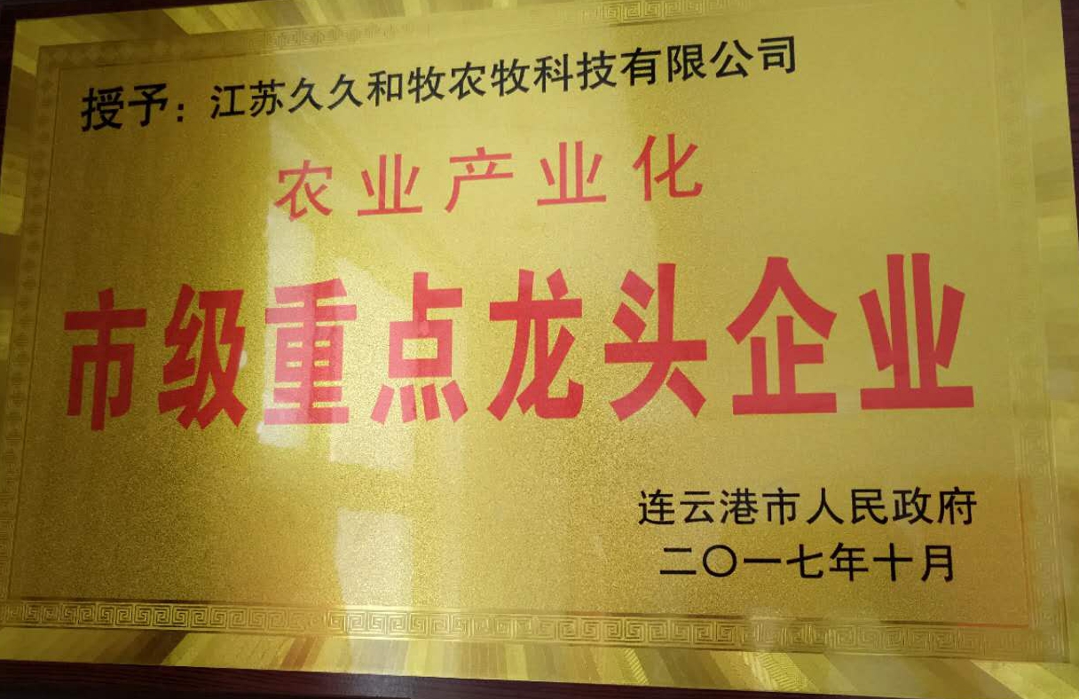 市級(jí)重點(diǎn)龍頭企業(yè)