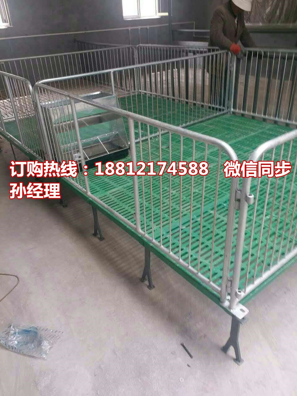雙體復(fù)合豬崽活動床價格  保育床廠家  養(yǎng)豬設(shè)備批發(fā)